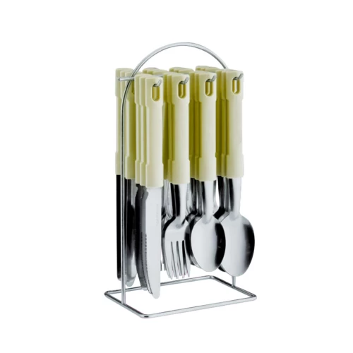 24pc S/S Cutlery Set with Metal Stand