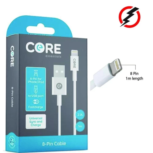 Core Quality USB Charger Sync Wire Cable Lead for iPhone 11 XR XS 8 7 6 iPad AIR