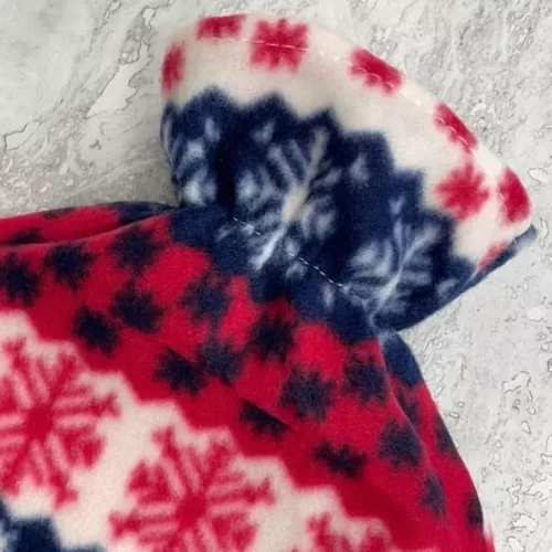 2L Hot Water Bottle with Fleece Cover