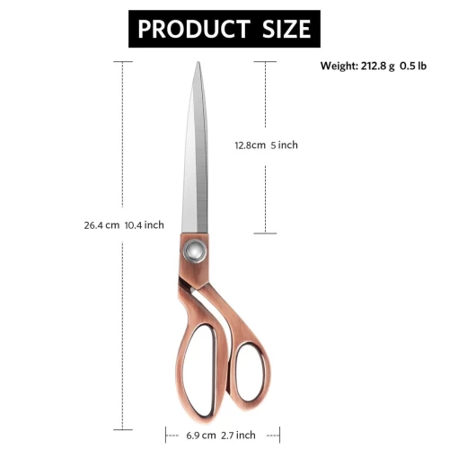 24cm (9.5"") S/S Tailoring Scissors - Gold