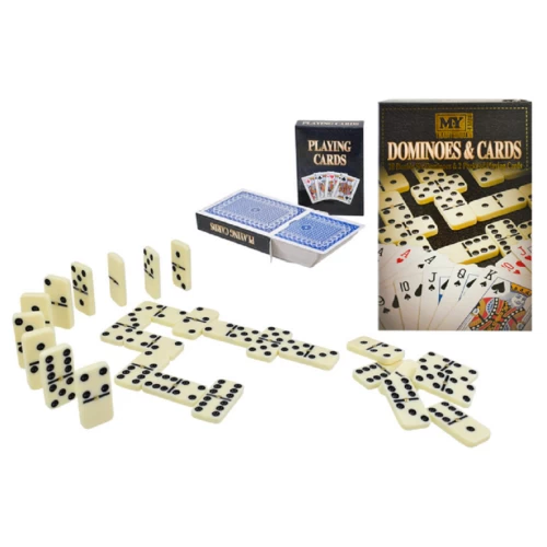 M.Y Games Dominoes & Cards Game 28PC