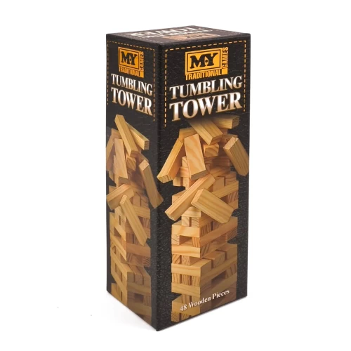 M.Y Large Tumbling Tower Game in Colour Box