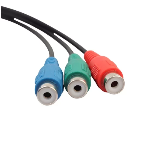 S-Video 7 Pin To 3 RCA Female RGB Component Cable