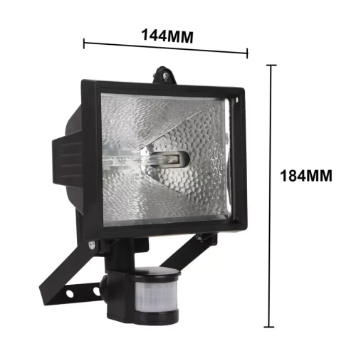 500w Halogen Light with Sensor - Wall