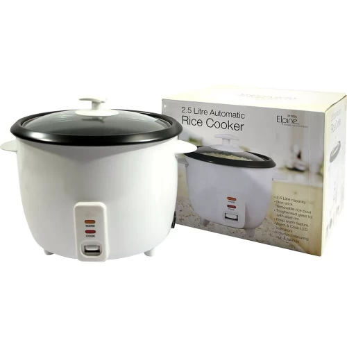 2.5L 900w Rice Cooker - White