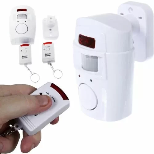 Motion Sensor Alarm with Remote Control