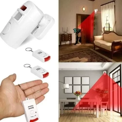 Motion Sensor Alarm with Remote Control