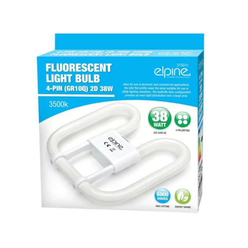 2D Flourescent Tube / Bulb - 4 Pin - 38W