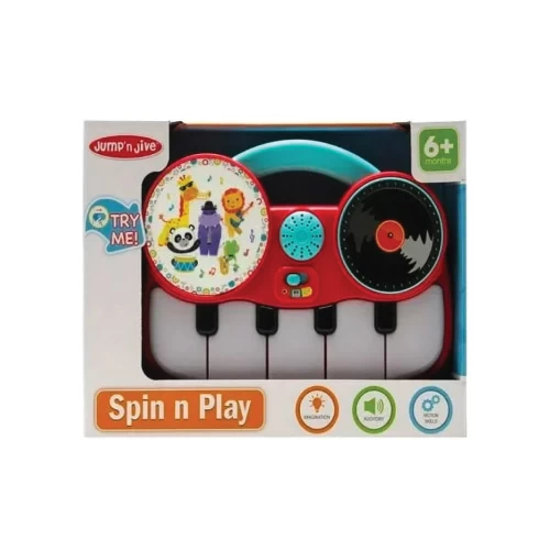 Jump'n Jive Spin and play First Dj Piano Toyz