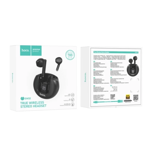 hoco EW32 Gentle True Wireless Bluetooth Earphone(Black)