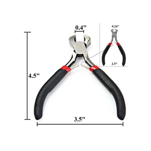 4.5"" (11.5cm) Mini End Nipper Plier