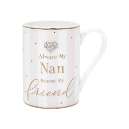 Mad Dots Nan Mug | 'Always My Nun, Forever My Friend'