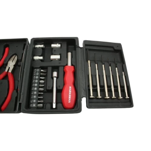 26 pcs Mini Tool Kit Electrical Precision Screwdrivers Pliers Set Handy in case