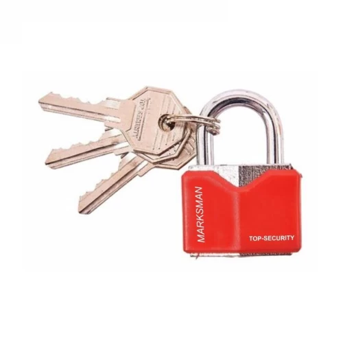 30mm Iron Security Padlock - Red