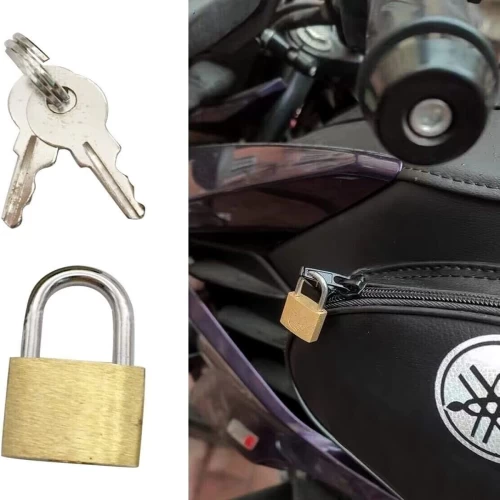 2pc Brass Padlock Set - 25mm