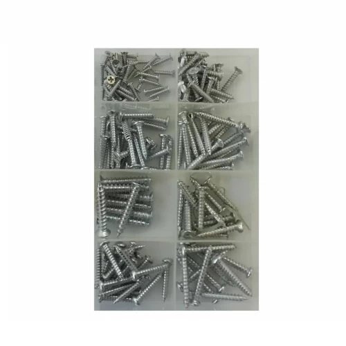 100pc Wood Screws Assortment