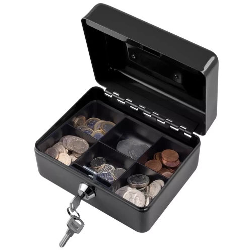 6"" Cash Box - 165 x 128 x 80mm - Asst Col