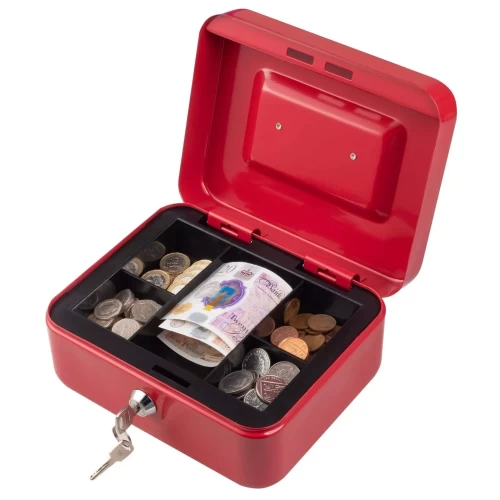 6"" Cash Box - 165 x 128 x 80mm - Asst Col