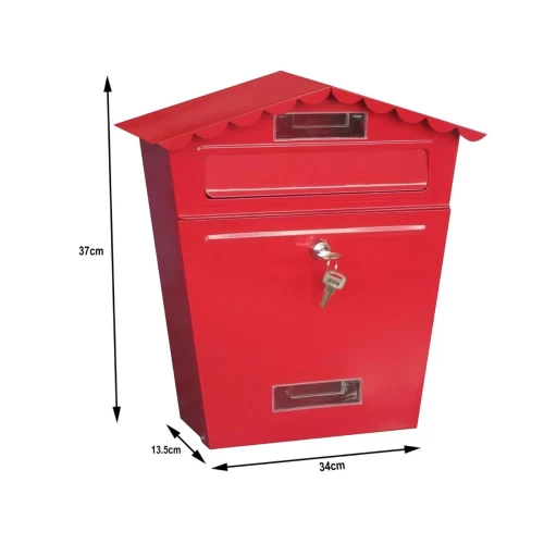 Post Box Red - 35 x 10 x 35cm