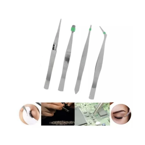 4pc Tweezer Set - On Card