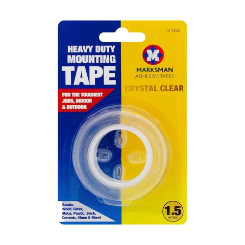 Clearing Mounting Tape 25mm x 1.5m - Heavy Du