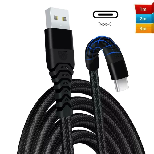 Heavy Duty USB to Type C Charging Cable