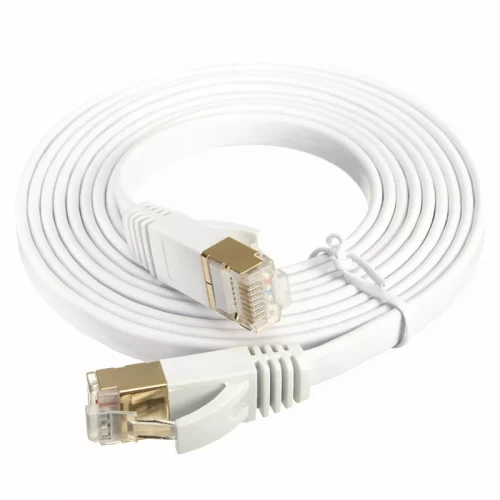 15M RJ45 Cat7 Network LAN Cable Ethernet Patch Flat High Speed Modem Internet