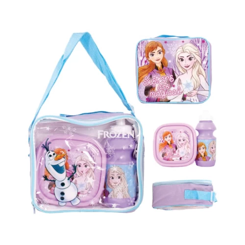 810046 FROZEN PURPLE KIDS 3PCS LUNCH SET BAG