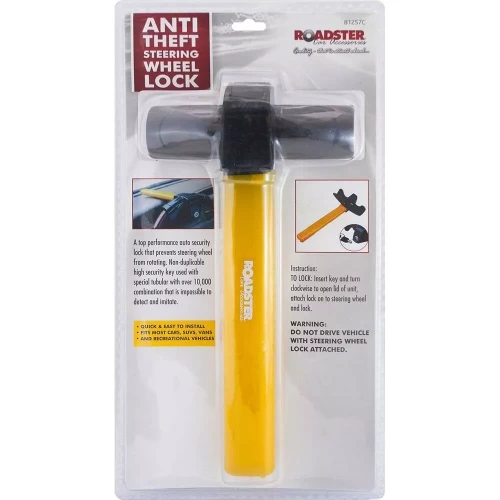 T-Shape Anti Theft Steering Wheel Lock