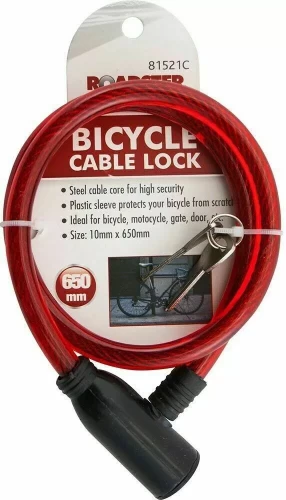 Bicycle Combination Cable Lock 8 x 650mm