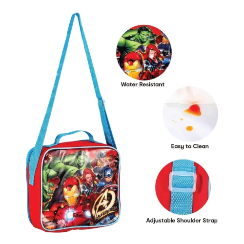 Marvel Avengers Kids Insulated 3 Piece Lunch Bag