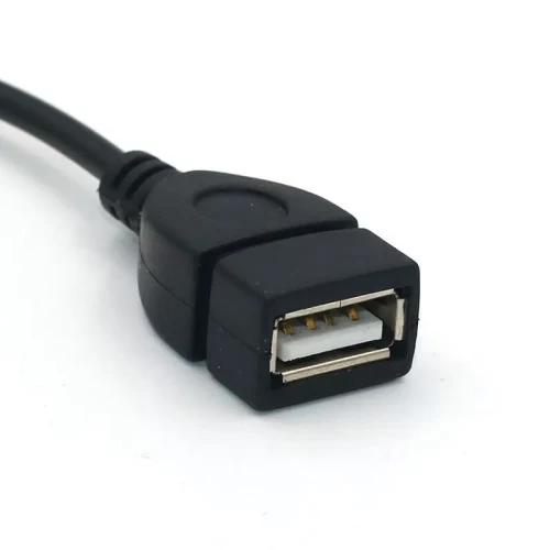 3.5mm Male AUX Audio Plug to USB 2.0 A Female Jack