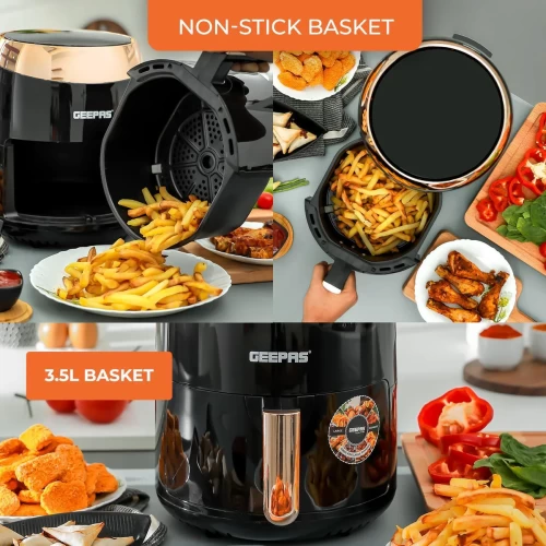 3.5L ROSE GOLD DIGITAL 'VORTEX' AIR FRYER