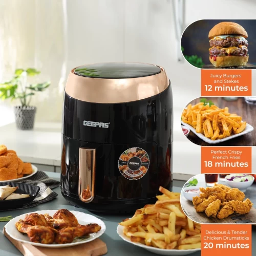 3.5L ROSE GOLD DIGITAL 'VORTEX' AIR FRYER