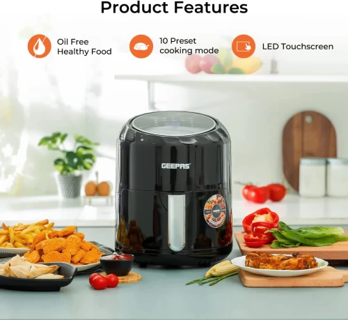 10-IN-1 RAPID 3.5L 'VORTEX' AIR FRYER + FREE RECIPE E-BOOK