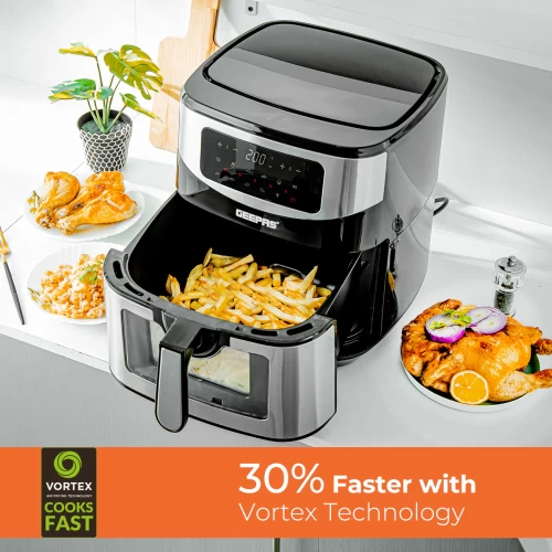 9.2L LARGE DIGITAL INSTANT VORTEX AIR FRYER + RECIPE E-BOOK