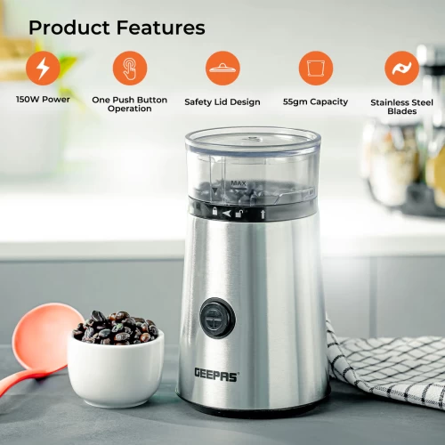 MINI ELECTRIC COFFEE & SPICE GRINDING MACHINE