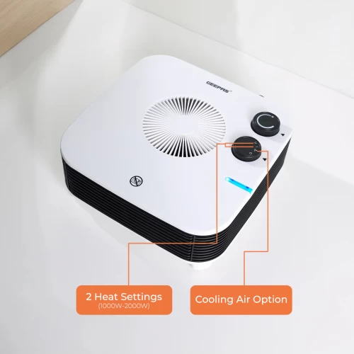 2000W ENERGY-EFFICIENT WIDE ANGLE FLAT FAN HEATER