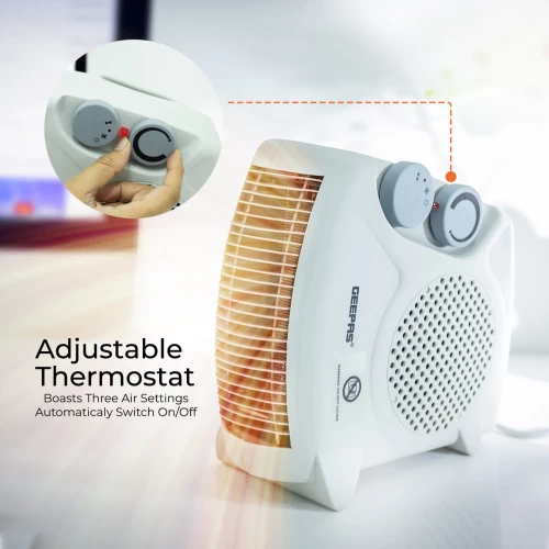 2000W PORTABLE UPRIGHT POWERFUL ELECTRIC FAN HEATER