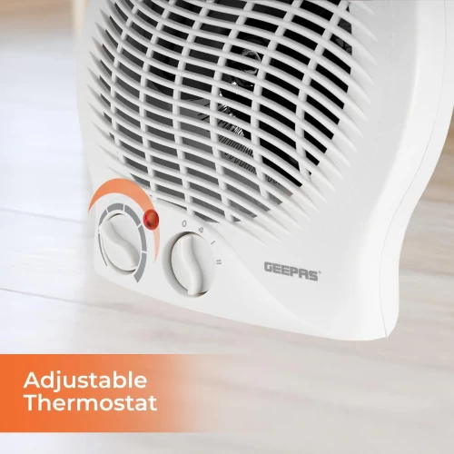 2000W ADJUSTABLE 2-IN-1 FAN HEATER WITH 2 HEAT SETTINGS & COOLING