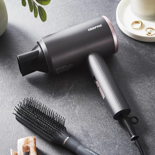 TWO-HEAT SETTING HAIR DRYER FOR FRIZZ FREE STYLING AND DRYING