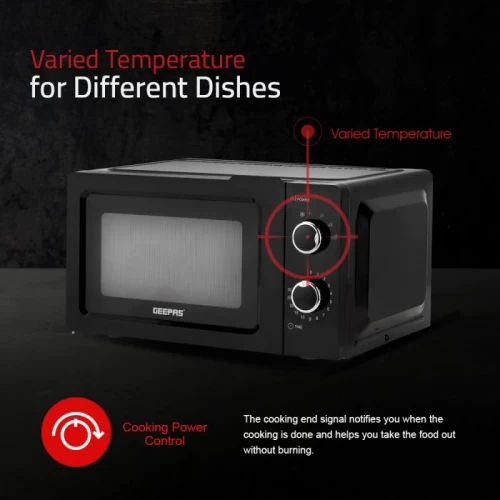 Manual Microwave Oven/20L/Black