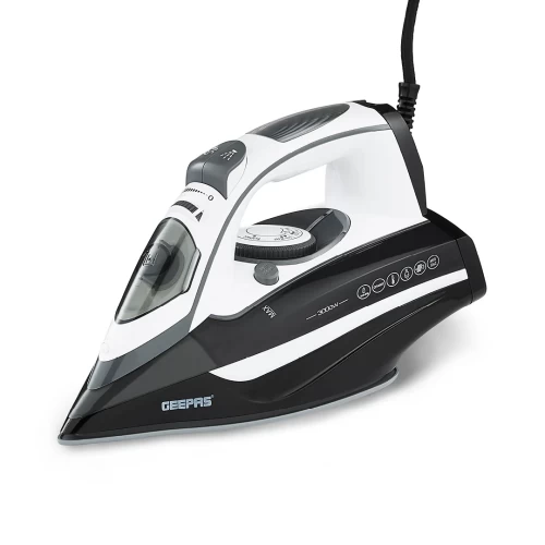 BLACK ANTI-DRIP CERAMIC PLATE STEAM IRON