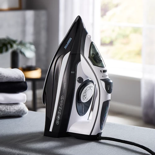 BLACK ANTI-DRIP CERAMIC PLATE STEAM IRON