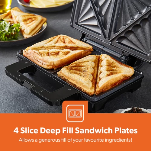 XXL LARGE DEEP FILL TOASTIE MAKER AND GRILL