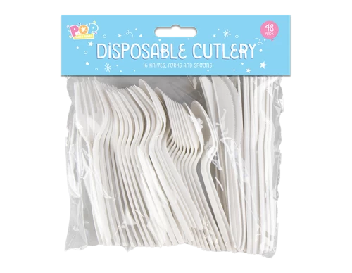 Reusable Plastic Cutlery 48pk