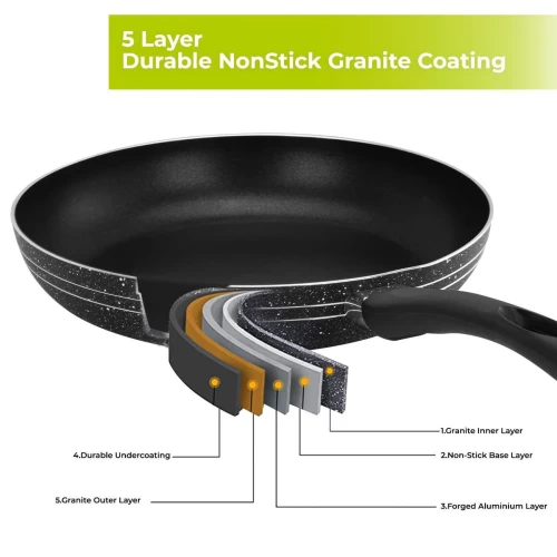 5-LAYER LIGHTWEIGHT NON-STICK FRYING PAN 32CM