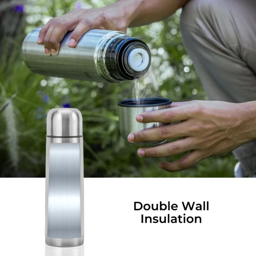 750ML DOUBLE WALLED STAINLESS STEEL FLASK BOTTLE