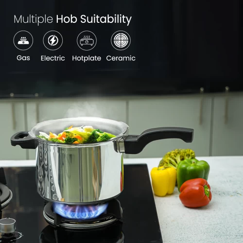 7.5L LIGHTWEIGHT ALUMINIUM STOVETOP PRESSURE COOKER