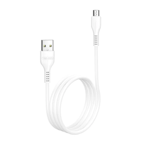 USB to Micro Charging Cable 2.4A White (3 Metre)